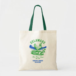 Delaware Trouwdag Verwelkkomende Gasten, Bruidsmei Tote Bag