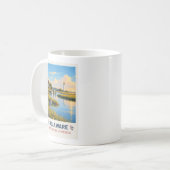 Delaware USA – Oude Reisposter Koffiemok (Voorkant links)