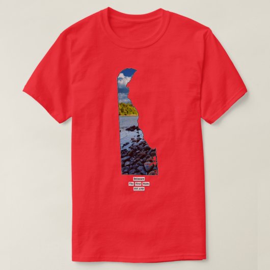 Delaware USA T-shirt (Design voorkant)