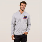 Delaware USA vlag Hoodie (Voorkant volledig)