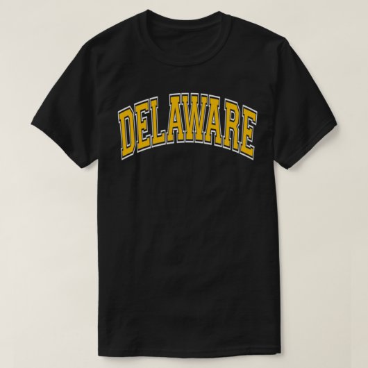 Delaware Varsity Style Amber Tet Pullover (Design voorkant)