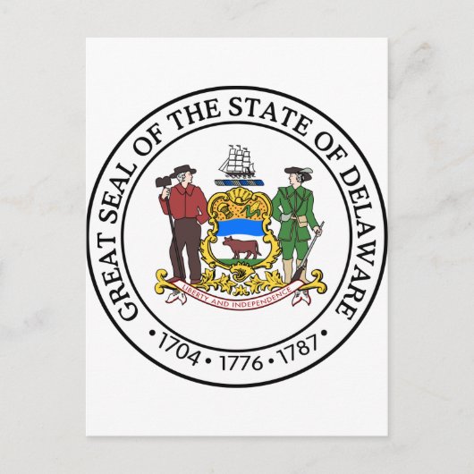 Delaware, Verenigde Staten Briefkaart (Voorkant)