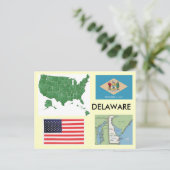 Delaware, Verenigde Staten Briefkaart (Staand voorkant)