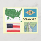 Delaware, Verenigde Staten Briefkaart (Voorkant)
