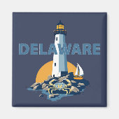 Delaware, Verenigde Staten Magneet (Voorkant)
