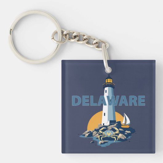 Delaware, Verenigde Staten Sleutelhanger (voorkant)