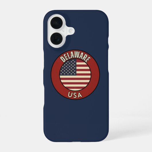 Delaware Verenigde Staten van Amerika iPhone 16 Hoesje (Achterkant)