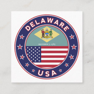 Delaware Vierkante Visitekaartje