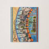 Delaware Vintage 8x10 Postkaart Legpuzzel (Verticaal)