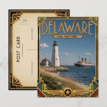 Delaware Vintage Art Deco Gouden Tijdperk