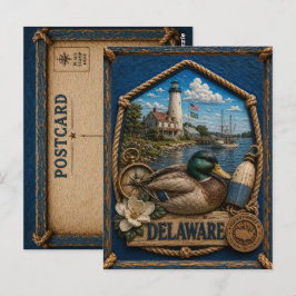 Delaware Vintage Reis Briefkaart