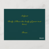 Delaware vlag briefkaart (Achterkant)