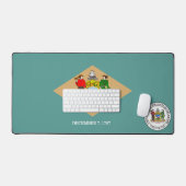 Delaware vlag-embleem bureaumat (Keyboard & Muis)