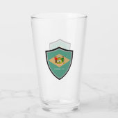 Delaware vlag glas (Achterkant)