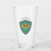 Delaware vlag glas (Voorkant)