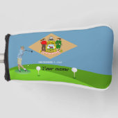 delaware vlag golfheadcover (Voorkant)