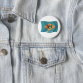 Delaware Vlag Knop Ronde Button 5,7 Cm (In situ)
