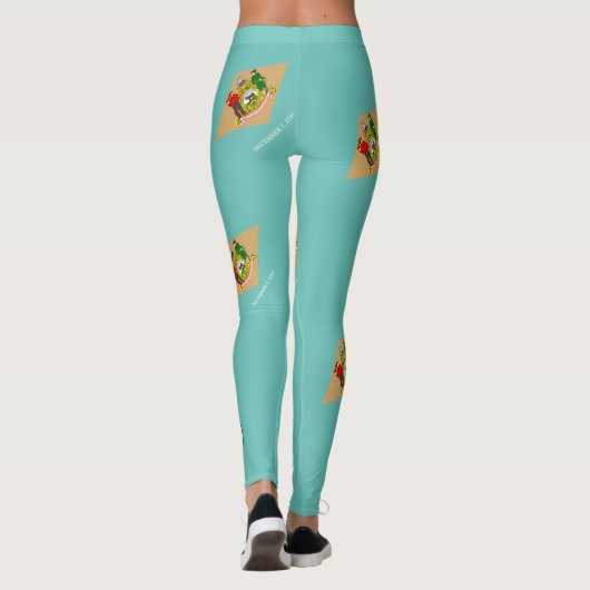Delaware vlag leggings (Achterkant)