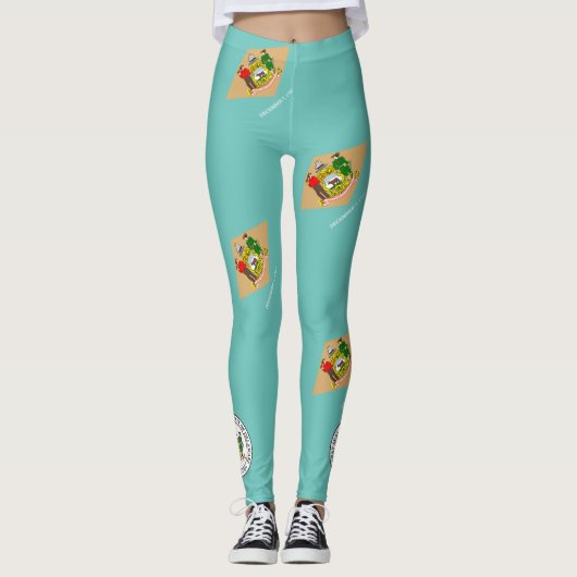 Delaware vlag leggings (Voorkant)