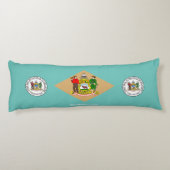 Delaware vlag lichaamskussen (Achterkant)