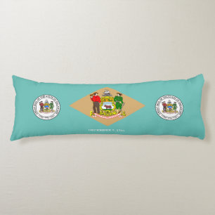 Delaware vlag lichaamskussen