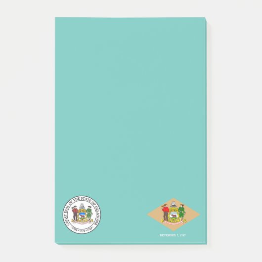 Delaware vlag post-it® notes (Voorkant)