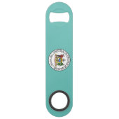 Delaware vlag speed flessenopener (Voorkant)