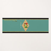 Delaware vlag yogamat (Voorkant (horizontaal))