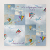 Delaware Vliegen Kites Inspirerende Puzzel (Verticaal)