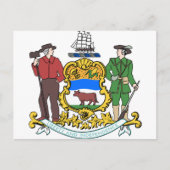 Delaware Wapenstilte Briefkaart (Voorkant)