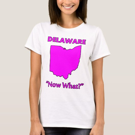 Delaware - Wat nu? T-shirt (Voorkant)