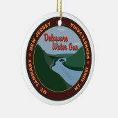 Delaware Water Gap Keramisch Ornament (Rechts)
