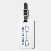 Delaware Water Gap Klimmen Quickdraw Bagagelabel (Voorkant verticaal)