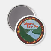 Delaware Water Gap - Magnet (Voorkant / Achterkant)