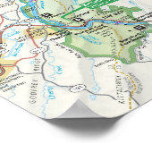 Delaware Water Gap Nationaal Herstelgebied Poster (Hoek)