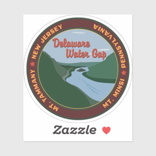 Delaware Water Gap Sticker (Vel)