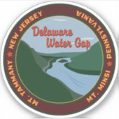 Delaware Water Gap Sticker (Voorkant)