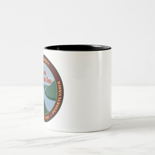 Delaware Water Gap Tweekleurige Koffiemok (Center)