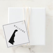 Delaware welkomsttas cadeau Label voor bruiloft we (In situ)