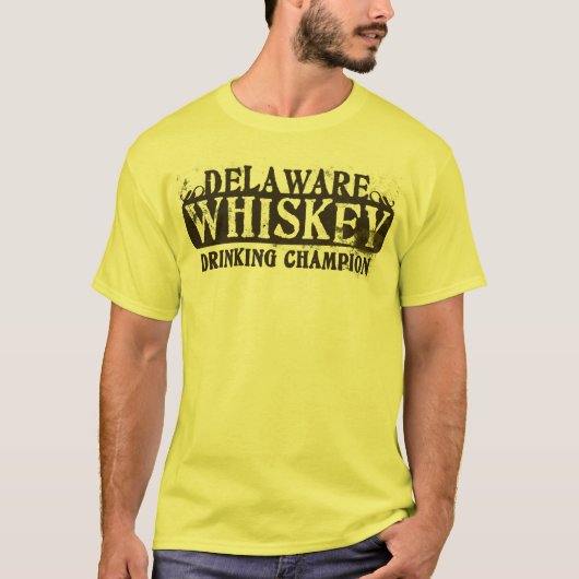Delaware Whiskey Drink Champion T-shirt (Voorkant)