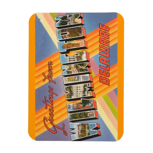 Delaware, Wilmington magneet (Verticaal)