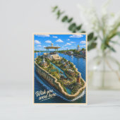 Delaware | Wish You Were Here | State Serie Briefkaart (Staand voorkant)