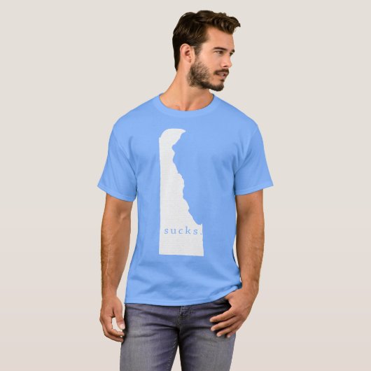 Delaware zuigt t-shirt (Voorkant volledig)
