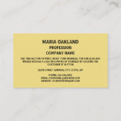 Delawareaanse vlag & zegel, Vlag van Delaware Visitekaartje (Achterkant)