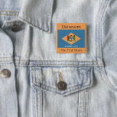 Delawarean Flag Button (In situ)