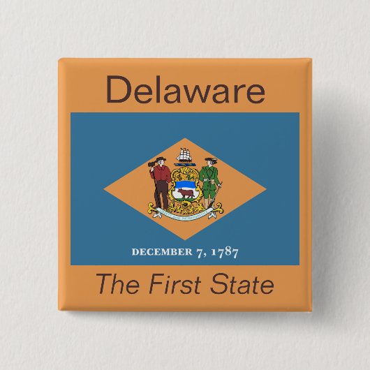 Delawarean Flag Button (Voorkant)