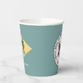 Delawarean Flag & Seal, Delaware Papieren Bekers (Links)