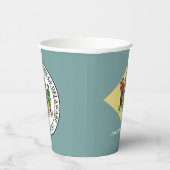 Delawarean Flag & Seal, Delaware Papieren Bekers (Rechts)