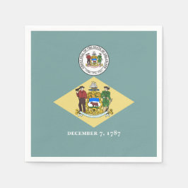 Delawarean Flag & Seal, Delaware Servet
