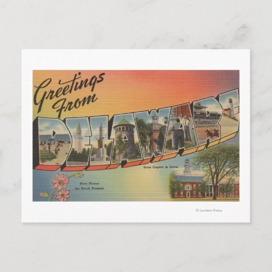 DelawareLarge Letter ScenesDelaware Briefkaart (Voorkant)